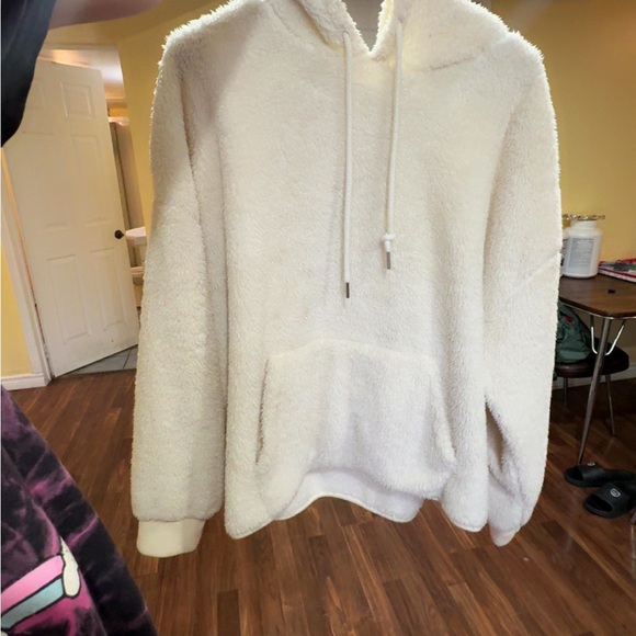 H&M Cream Fleece Hoodie - Picture 8 of 12